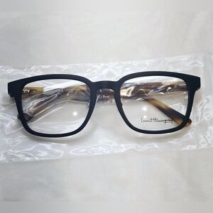 Ernest Hemingway Unisex Square‎ Frame Eyeglasses Black h4827